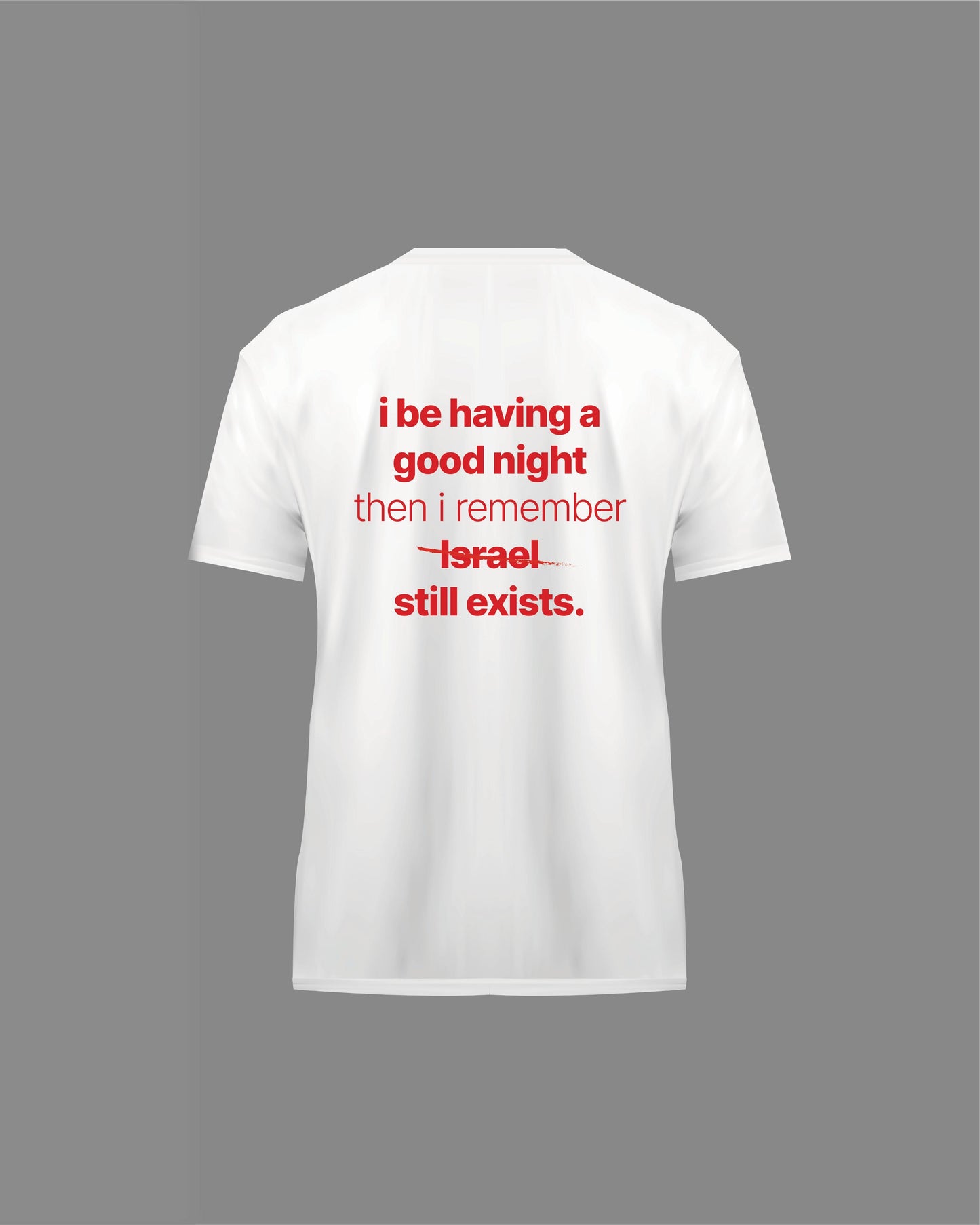 “Isr*el doesn't exist” T-Shirt